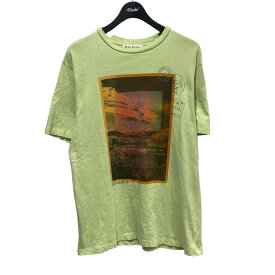 【中古】ACNE STUDIOS　アートプリント Tシャツ グリーン サイズ：M 【070524】（アクネストゥディオズ）