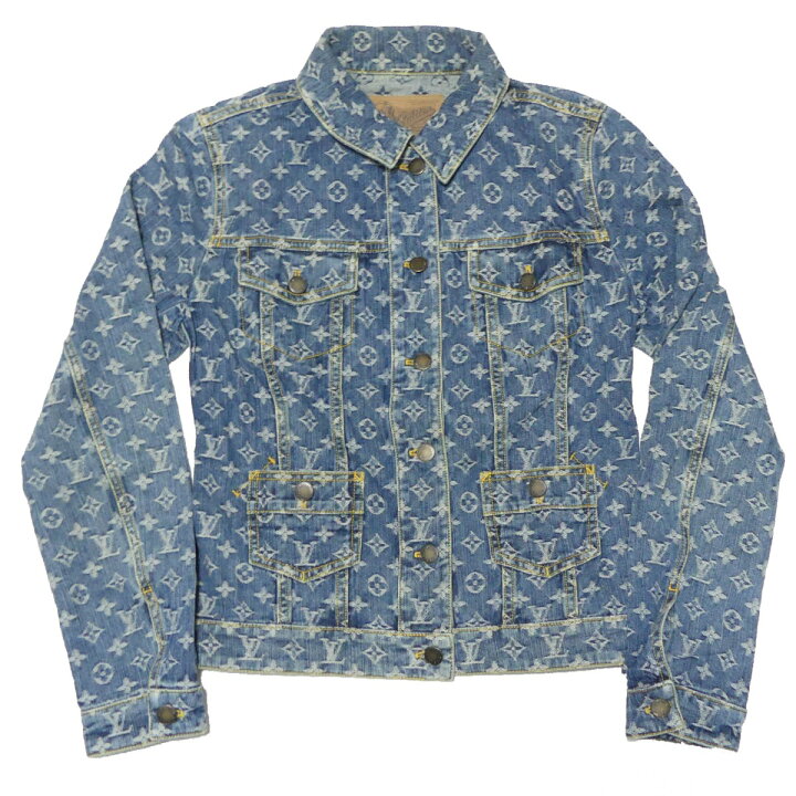 楽天市場】【中古】LOUIS VUITTON 08SS モノグラム デニムジャケット  