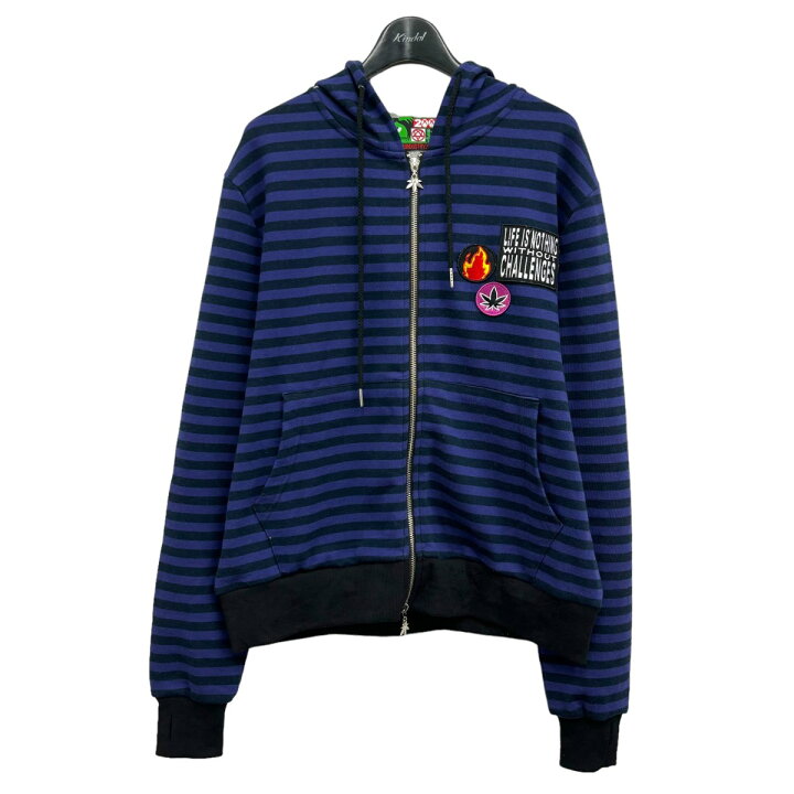 楽天市場】【中古】FUCK THIS INDUSTRY ボーダージップアップパーカー  