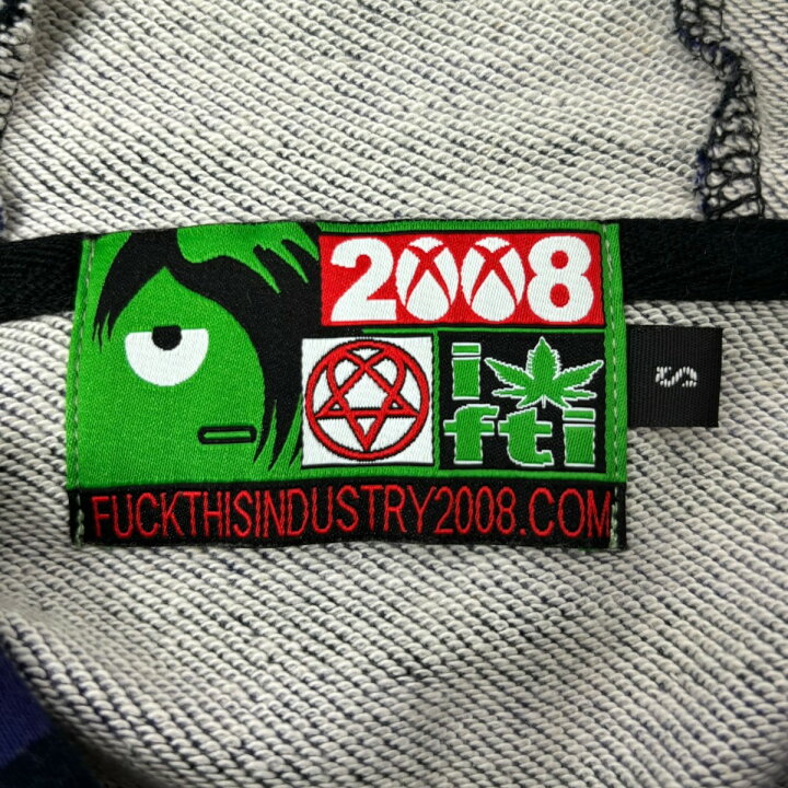 楽天市場】【中古】FUCK THIS INDUSTRY ボーダージップアップパーカー  
