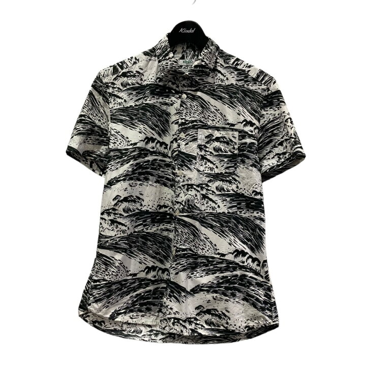 楽天市場】【中古】KENZO 半袖シャツ ホワイト×ブラック サイズ：39 