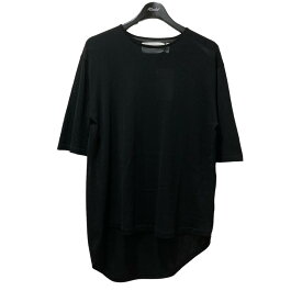 【中古】walenode　ファインシルクコットンロングテールT 半袖Tシャツ wn22-12ss103-kw ブラック サイズ：1 【110524】（ウェルノード）
