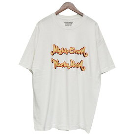 【中古】WACKO MARIA×Mighty Crown　プリントTシャツ ホワイト サイズ：XL 【100524】（ワコマリア×マイティクラウン）