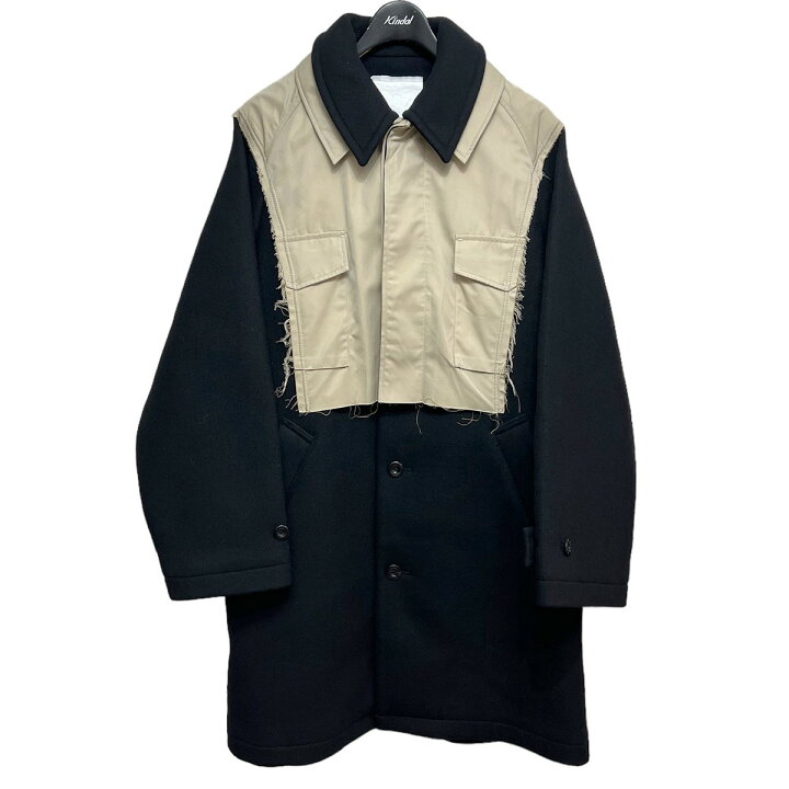 楽天市場】【中古】Rich I GARMENT MELTON COAT ブラック サイズ：48  