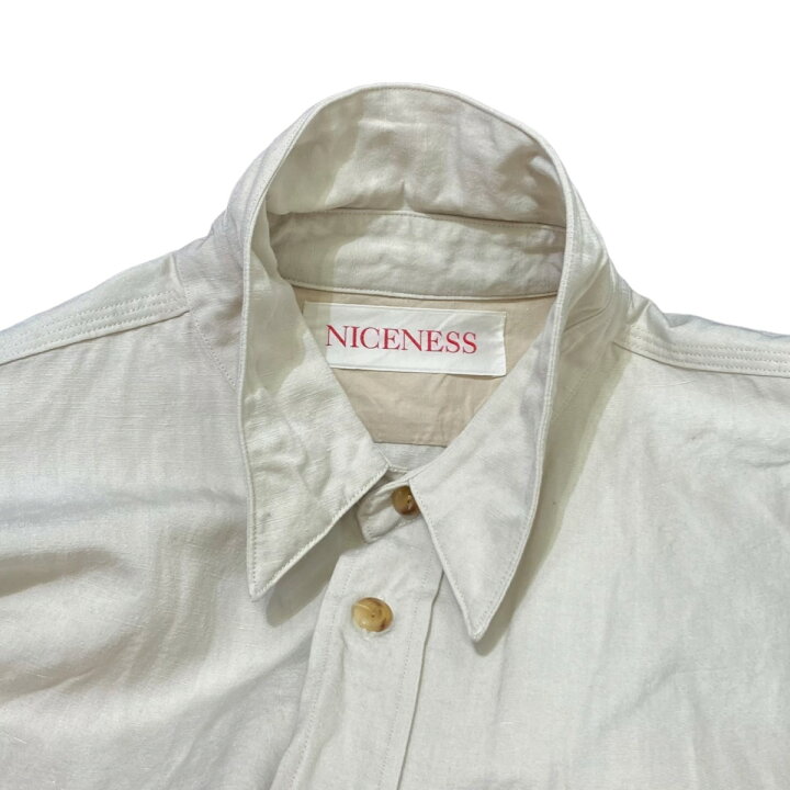 楽天市場】【中古】NICENESS22SS RON ポプリンワッシャーシャツ NN 