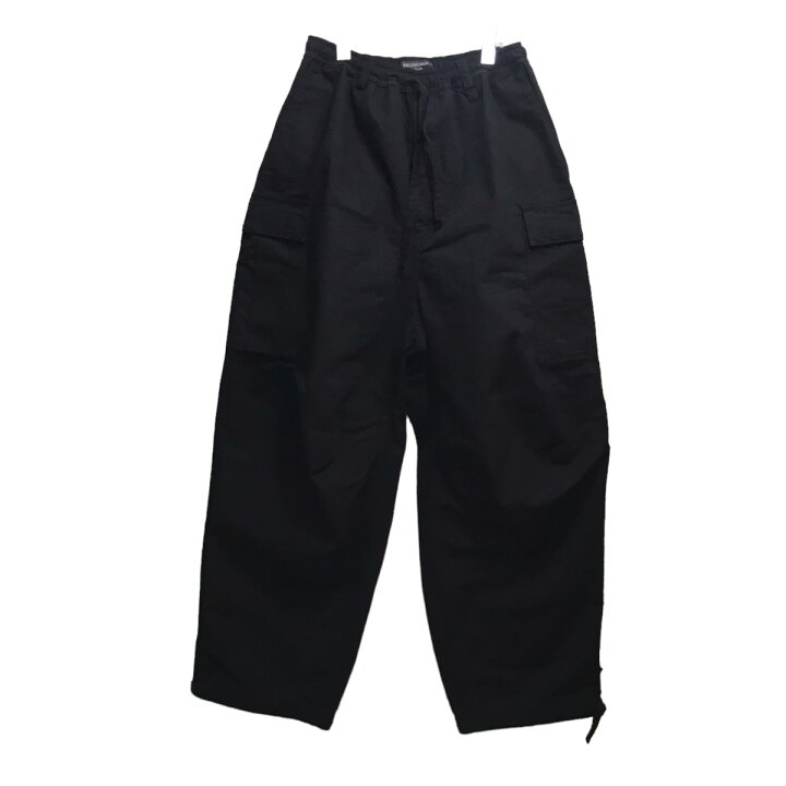 楽天市場】【中古】BALENCIAGAドローストリングス ワイドカーゴパンツ 