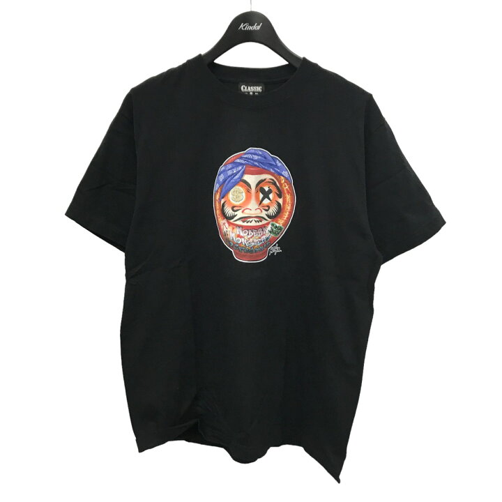 楽天市場】【中古】Classic clothing 達磨プリントTシャツ ブラック  