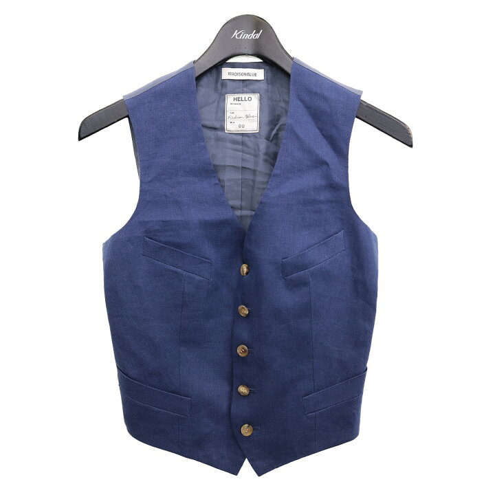 楽天市場】【中古】MADISON BLUEDRESS VEST LINEN リネンべスト ジレ 