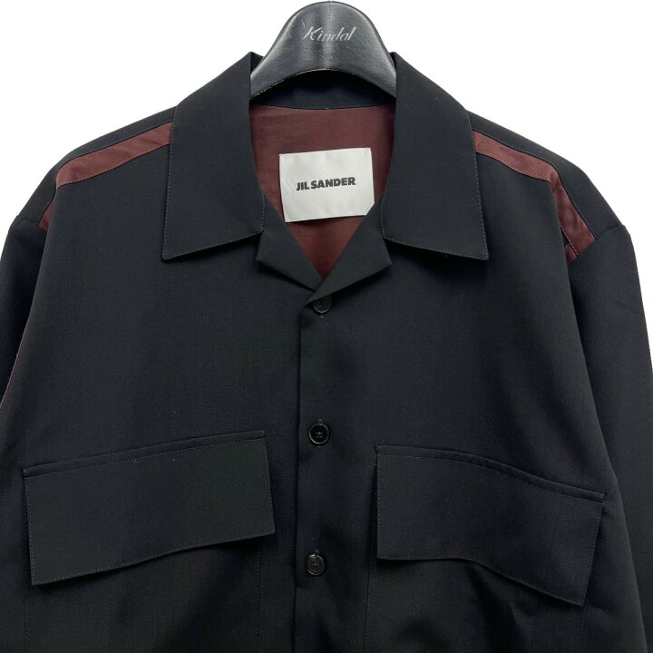 楽天市場】【中古】JIL SANDER パイピングオープンカラーシャツ 