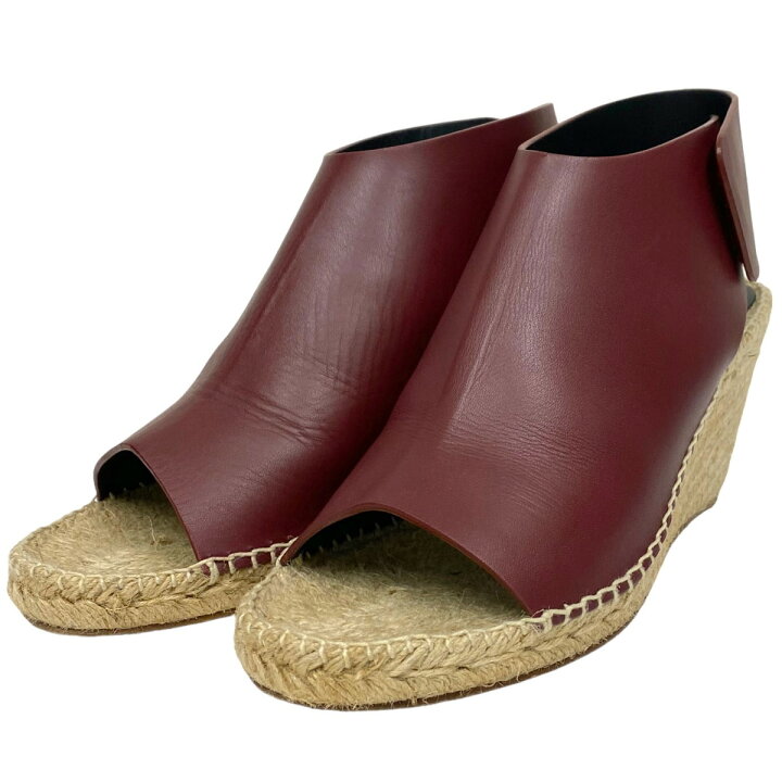 楽天市場】【中古】CELINE フィービー期Open Toe Bootle 80レザー  