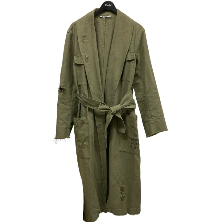 楽天市場】【中古】T by ALEXANDER WANG ダメージ加工ガウンコート 