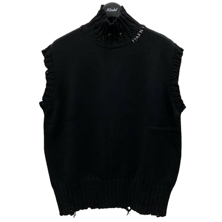 楽天市場】【中古】MARNIダメージ加工ニットベスト DVMG0045A0 