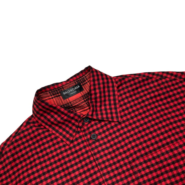 楽天市場】【中古】BALENCIAGA22AW REVERSIBLE SHIRT リバーシブル  