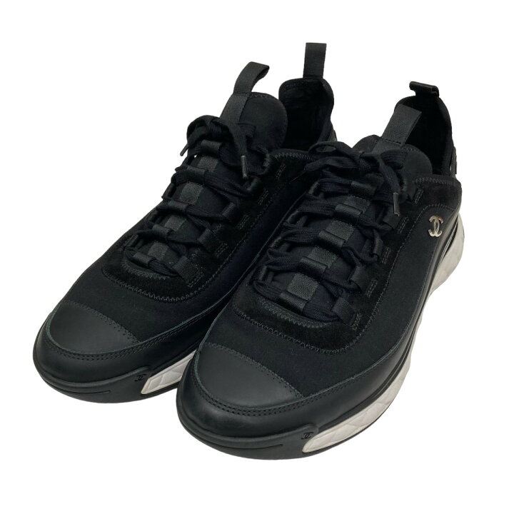 楽天市場】【中古】CHANEL ココマーク スニーカー G35618 ブラック 