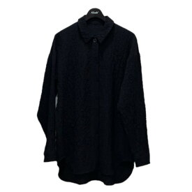 【中古】AMERI　SHRINK FLOWER SHIRT シュリンクフラワーシャツ ブラック サイズ：F 【120524】（アメリ）