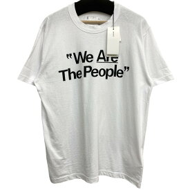 【中古】sacai　19SS We Are The PeopleプリントTシャツ ホワイト サイズ：3 【120524】（サカイ）