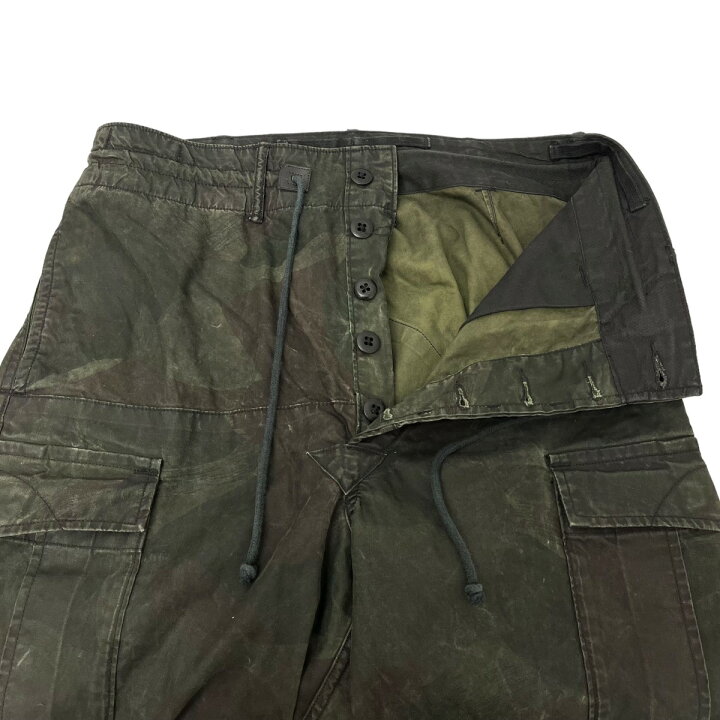 楽天市場】【中古】RRL ガーメントダイカモフラカーゴパンツ カーキ 