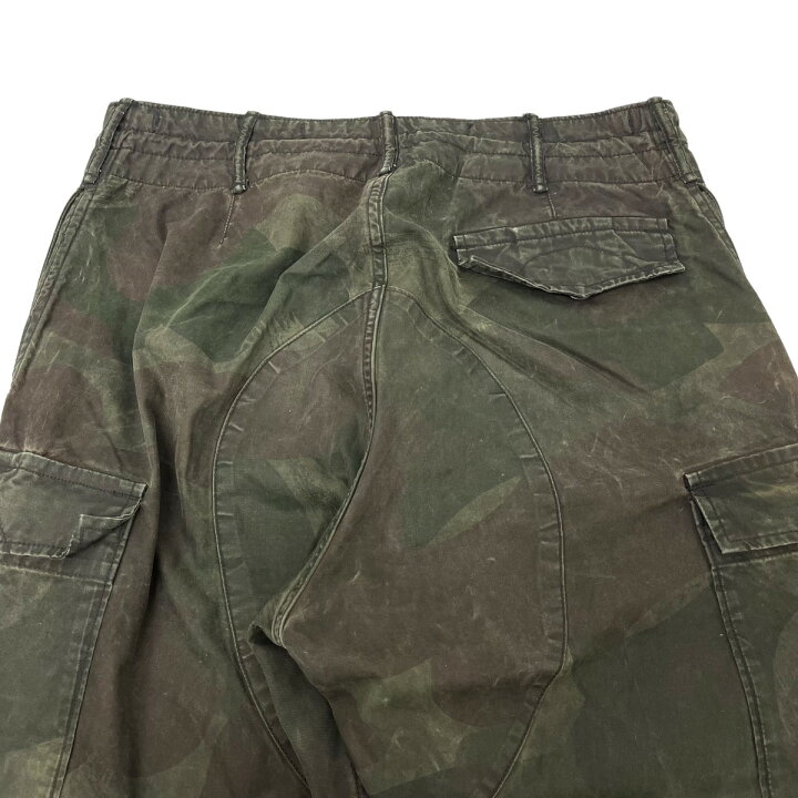 楽天市場】【中古】RRL ガーメントダイカモフラカーゴパンツ カーキ 