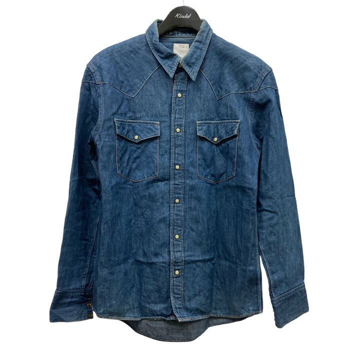 楽天市場】【中古】VISVIM 無地 デニムシャツ 0113105007005 