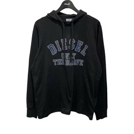 【中古】DIESEL　フーデッドカットソー ブラウン サイズ：M 【130524】（ディーゼル）