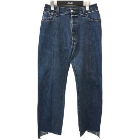 【中古】VETEMENTS　カットオフデニムパンツ WF17PA3 インディゴ サイズ：M 【140524】（ヴェトモン）