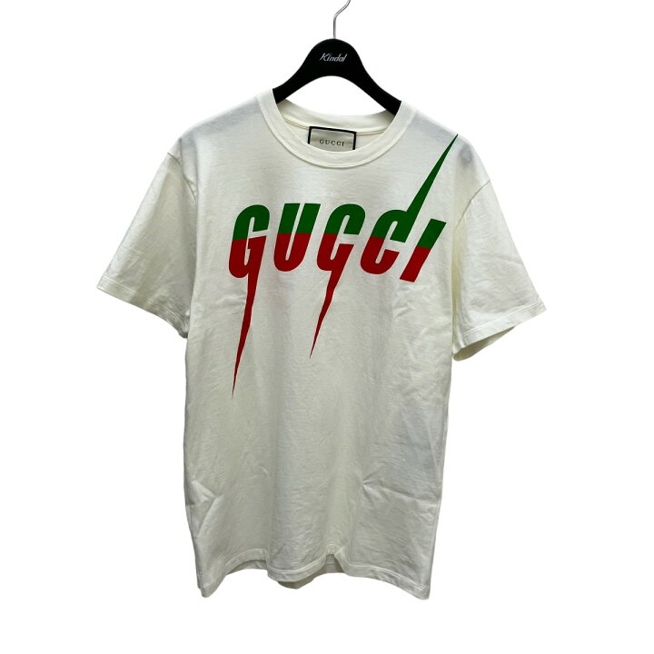楽天市場】【中古】GUCCI ブレードプリント Tシャツ 565806 アイボリー 