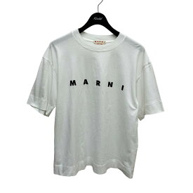 【中古】MARNI　クルーネックオーバーサイズTEE THJET49EPB SCP89 ホワイト サイズ：38 【140524】（マルニ）