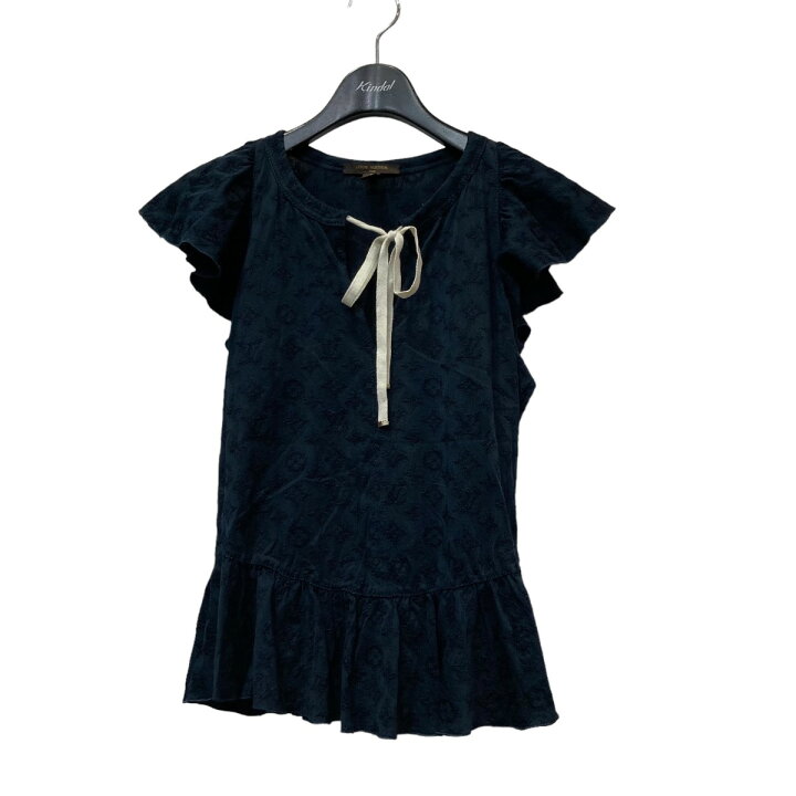 楽天市場】【中古】LOUIS VUITTONモノグラムフリルブラウス RW111W  