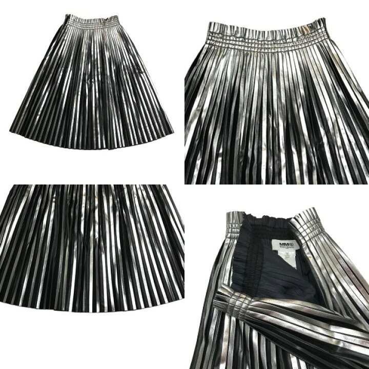 楽天市場】【中古】MM6 Maison Margiela フェイクレザー プリーツ 