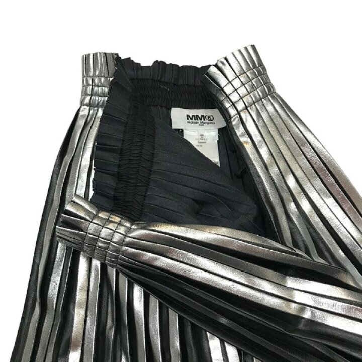 楽天市場】【中古】MM6 Maison Margiela フェイクレザー プリーツ 