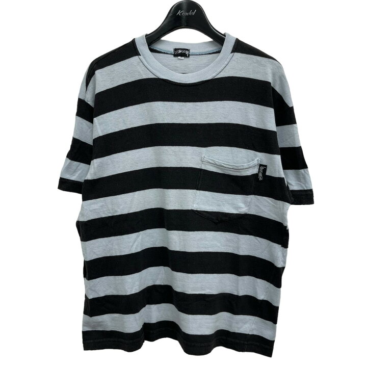 楽天市場】【中古】stussy Old Stussy 80sボーダーTシャツ ブラック 