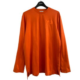 【中古】Y-3　M CLASSIC CHEST LOGO LS TEE ロゴ長袖Tシャツ HT2290 オレンジ サイズ：S 【150524】（ワイスリー）