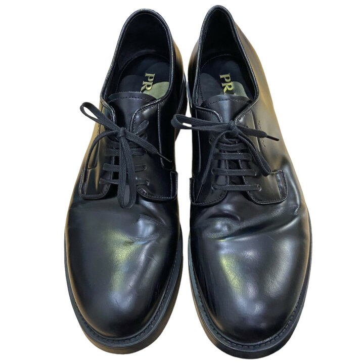 楽天市場】【中古】PRADA ドレスシューズ DNC115 ブラック サイズ：8 