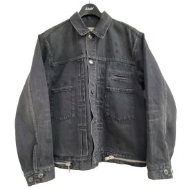 【中古】UNDERCOVER　24SS 裾ジップ加工デニムジャケット ブラック サイズ：2 【150524】（アンダーカバー）