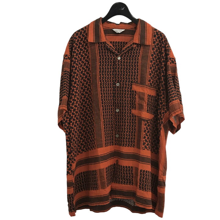 楽天市場】【中古】UNUSED Afghan print shirt アフガン柄半袖シャツ 