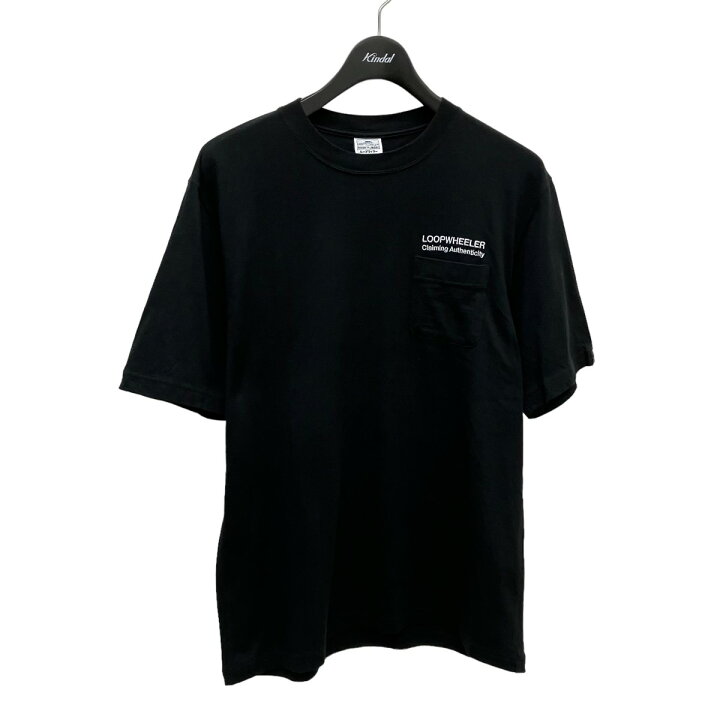 楽天市場】【中古】LOOPWHEELER 半袖Tシャツ ブラック サイズ：L 