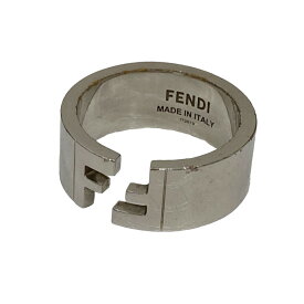 【中古】FENDI　FFリング シルバー サイズ：19号 【170524】（フェンディ）