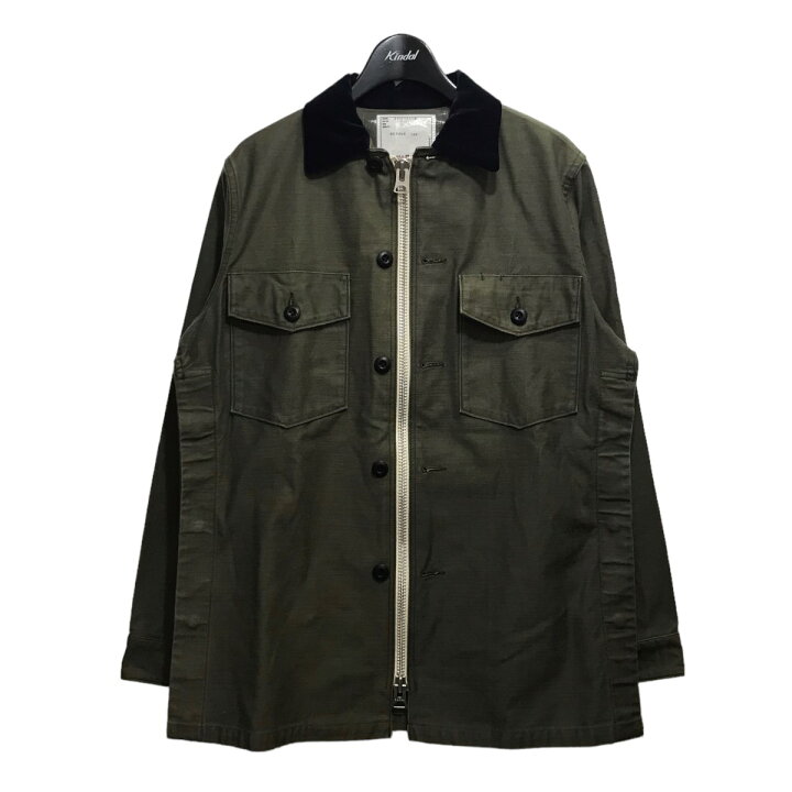 楽天市場】【中古】sacai×WTAPS Mill LS 02 Shirt シャツジャケット 23 