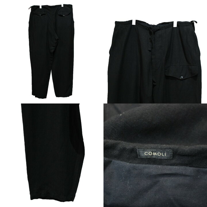 楽天市場】【中古】COMOLI 19SS ヴィスコースリネンドローストリング  