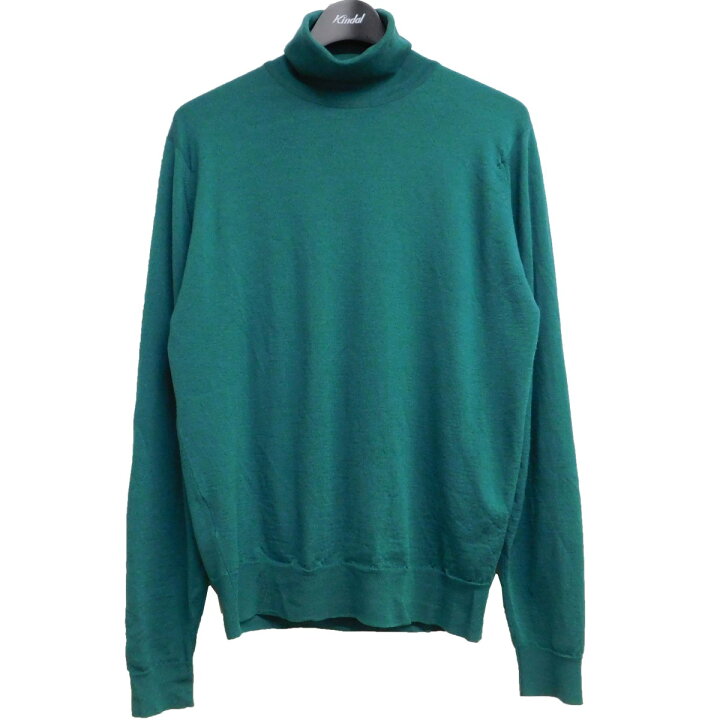 楽天市場】【中古】JOHN SMEDLEY タートルネックニット グリーン  