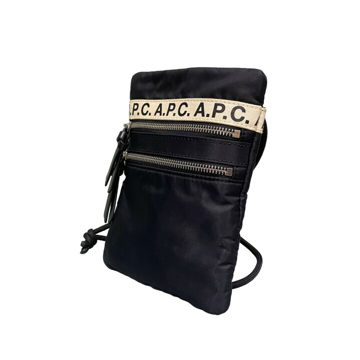楽天市場】【中古】A．P．C． ロゴテープデザイン ナイロン素材 ミニ 