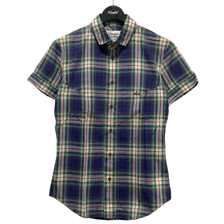 楽天市場】【中古】Vivienne Westwood MAN チェック半袖シャツ