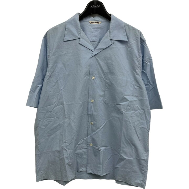 楽天市場】【中古】AURALEE 半袖シャツ ブルー サイズ：3 【180524 