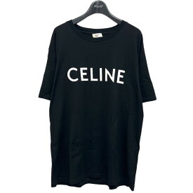【中古】CELINE　CELINE ルーズ Tシャツ ／ コットンジャージー ブラック サイズ：XS 【180524】（セリーヌ）
