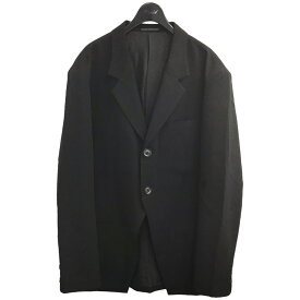 【中古】Yohji Yamamoto pour homme　バックファスナー燕尾デザインジャケット HV J21 100 ブラック サイズ：2 【190524】（ヨウジヤマモトプールオム）