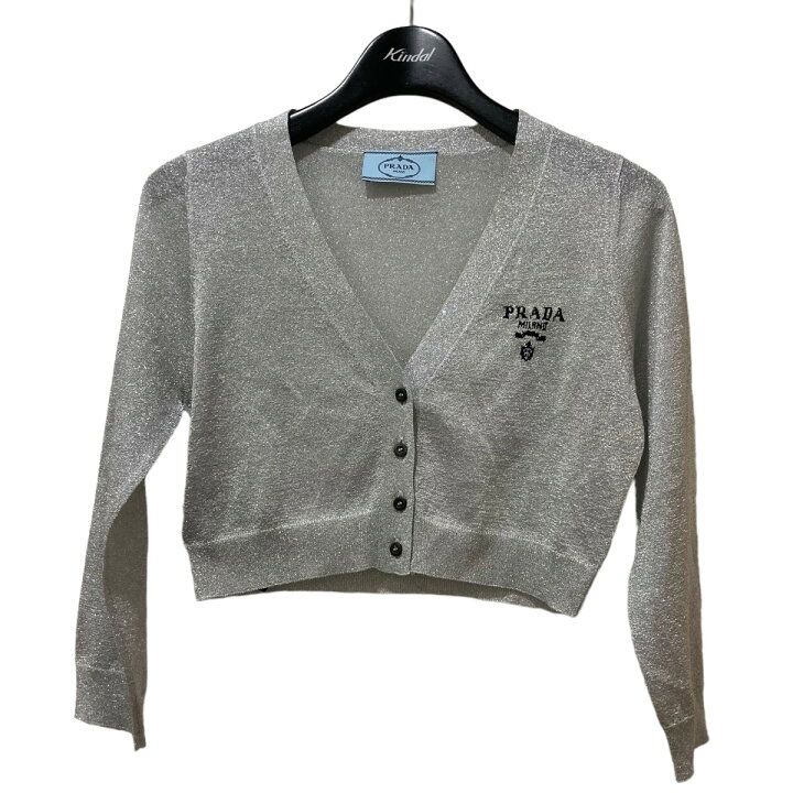 楽天市場】【中古】PRADA クロップレス ショートカーディガン P25I67 