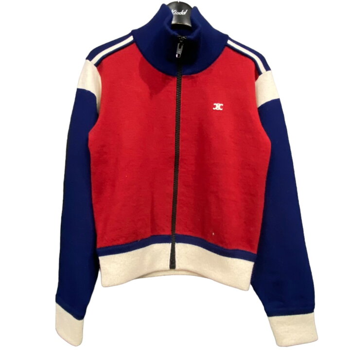 楽天市場】【中古】CELINEトリオンフウールトラックジャケット レッド 