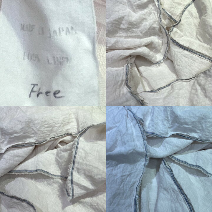 楽天市場】【中古】kaval アンティークリネンオープンギャザー  