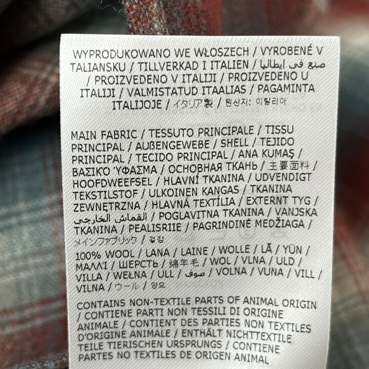 楽天市場】【中古】Maison Margiela×PENDLETON ウールチェックシャツ 