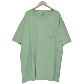 【中古】FRUIT OF THE LOOM　クルーネックTシャツ ライトグリーン サイズ：3XL 【200524】（フルーツオブザルーム）